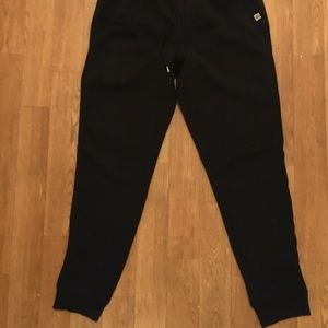 Men’s black fleece joggers size m